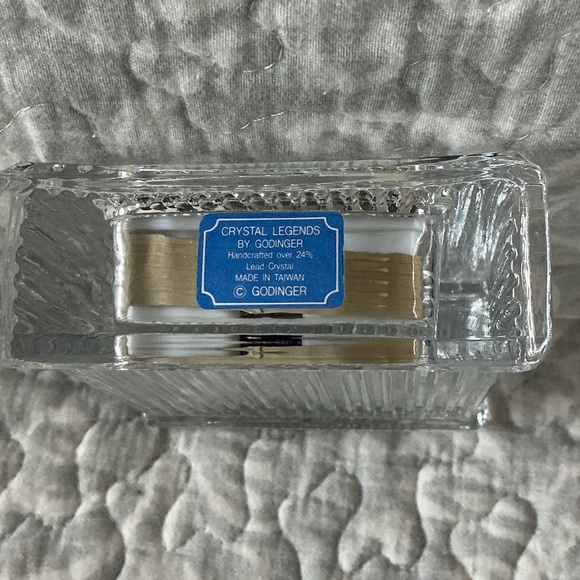 Crystal Godinger Table Clock - Picture 2 of 2